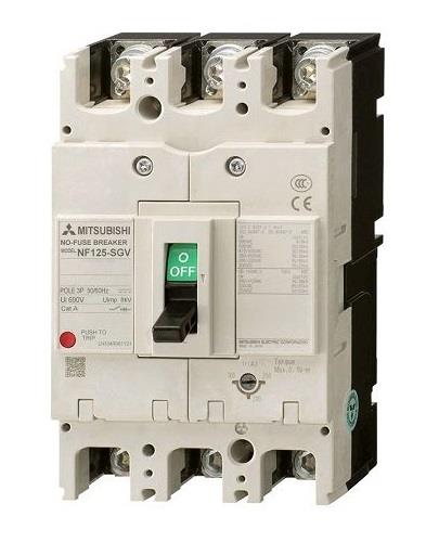 MCCB MITSUBISHI 3P 125-160A 36kA chỉnh dòng 0.8-1.0In ( NF160-SGV )